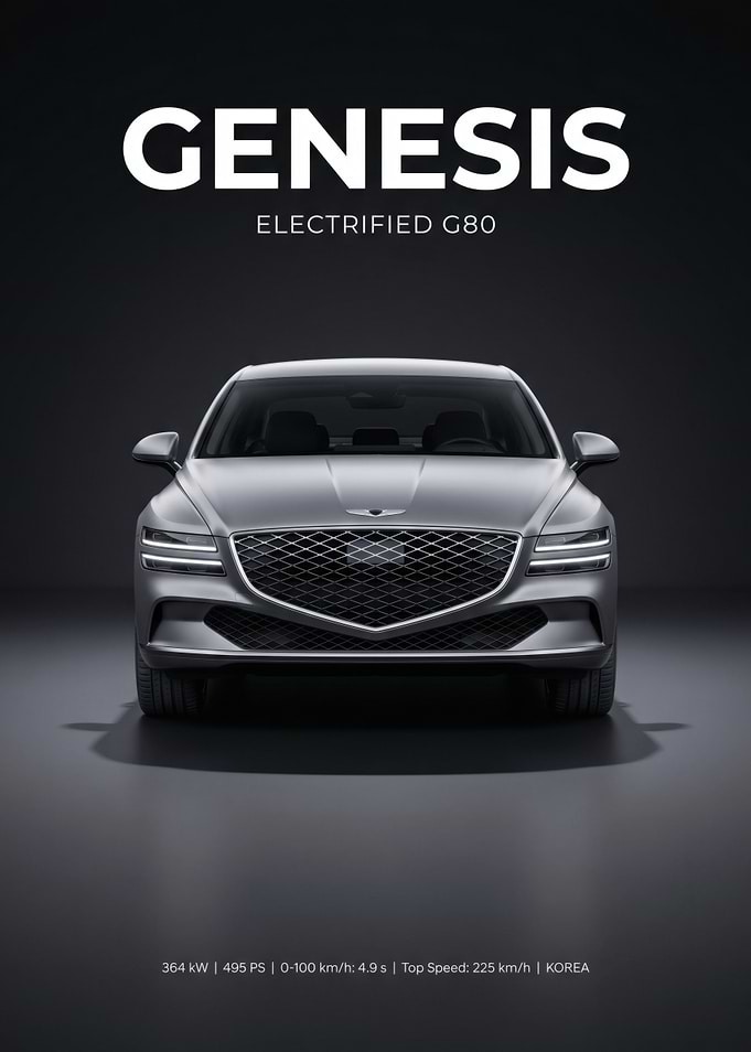 Genesis Electrified G80 Front View