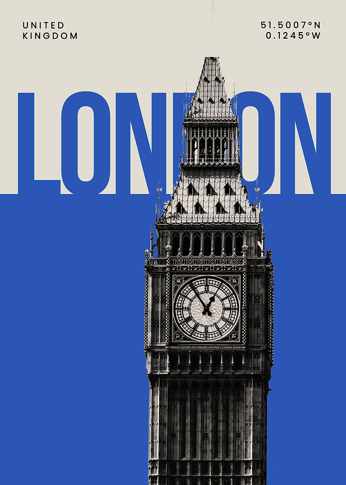 London Big Ben Poster