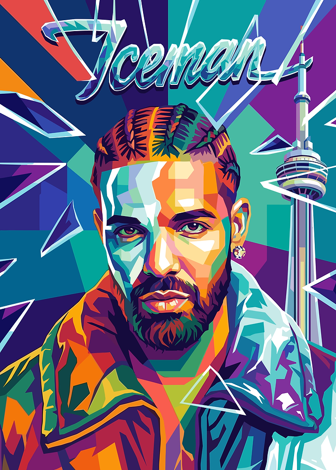 Drake Iceman Pop Art