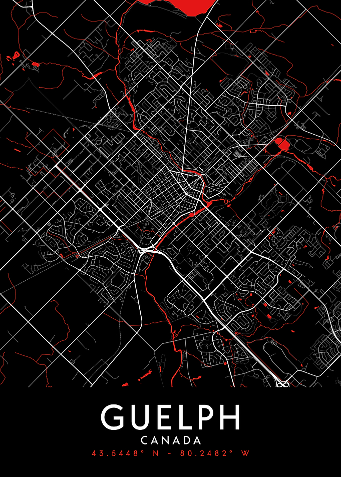 Guelph Dark Map