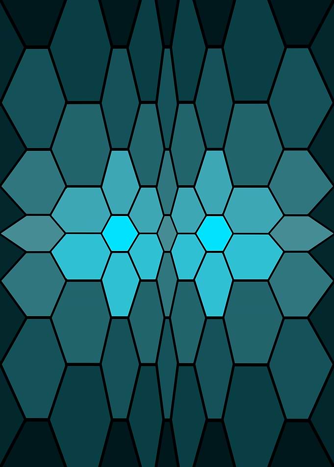 Abstract Hexagonal Pattern