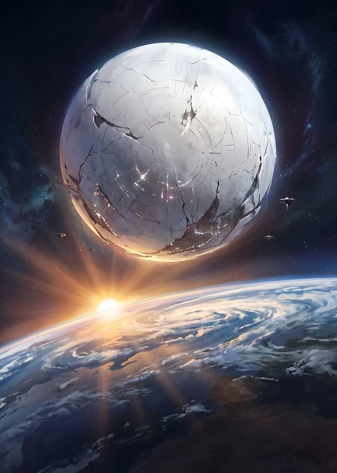 Massive alien structure over Earth