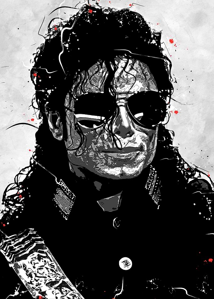 Michael Jackson Pop Art Portrait