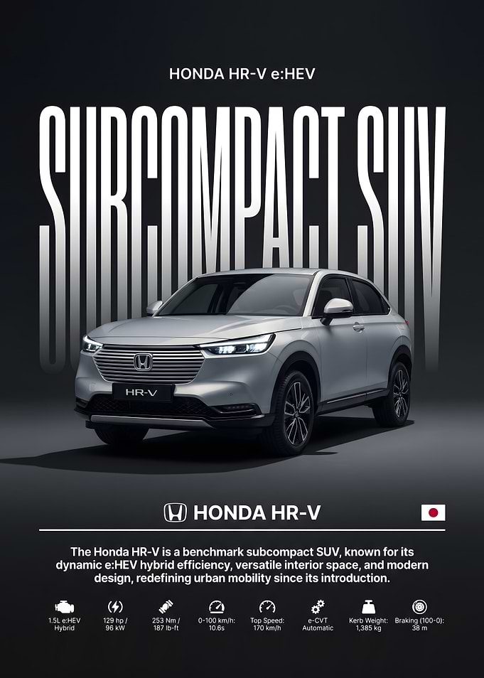 Honda HR-V e:HEV Subcompact SUV