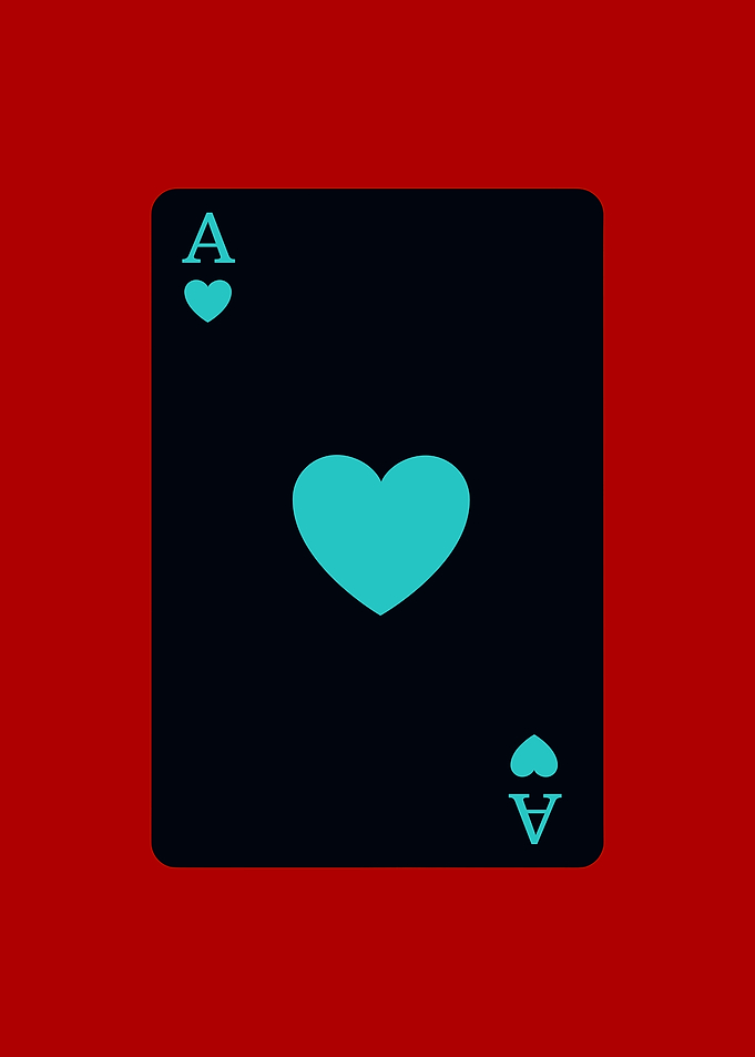 Ace of Hearts Playing Card