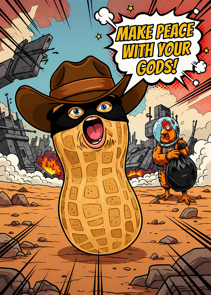 Peanut Bandit and Chicken Astronaut