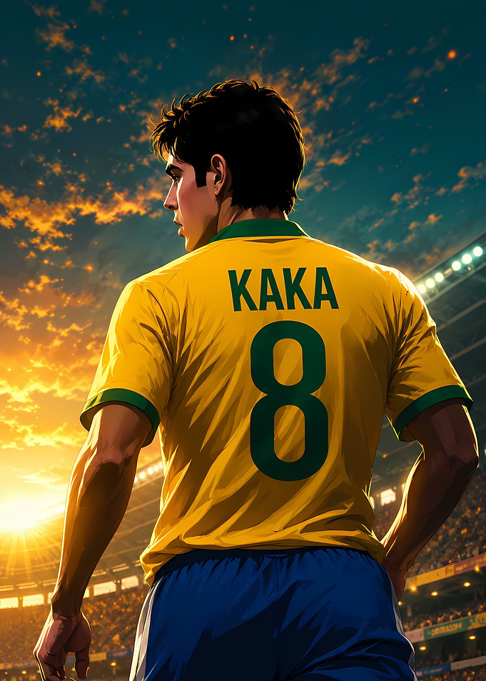 Kaka Brazil Soccer Jersey