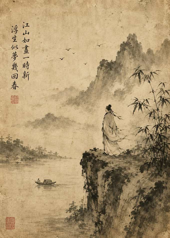 Traditional Chinese Landscape Painting