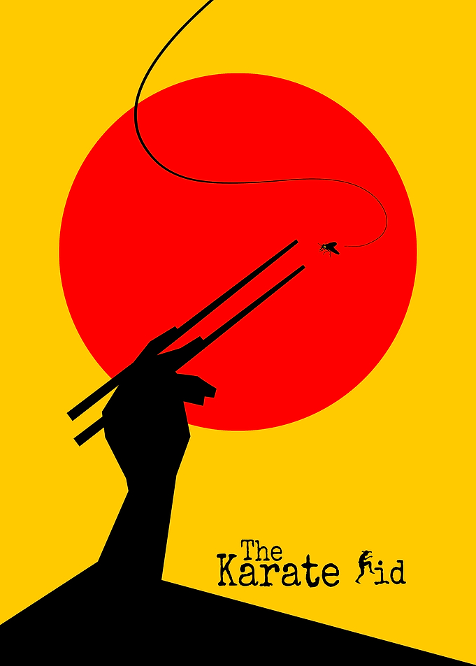 The Karate Kid Minimalist Poster