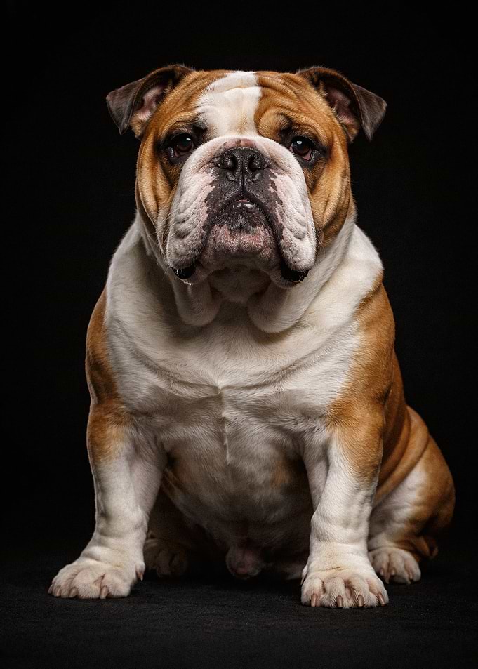 English Bulldog Portrait