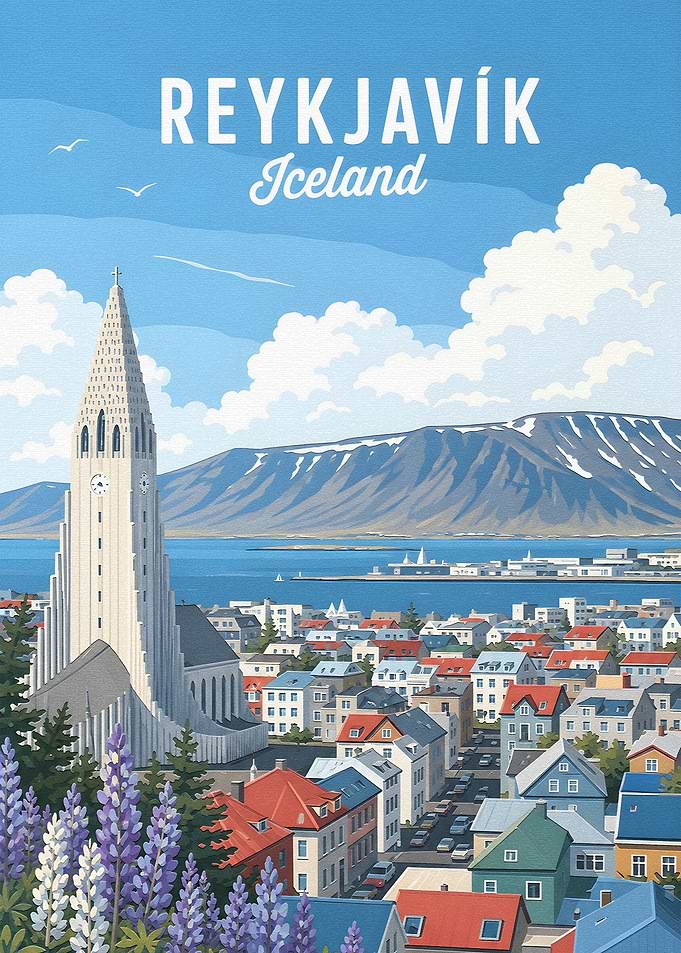 Reykjavik Iceland Cityscape