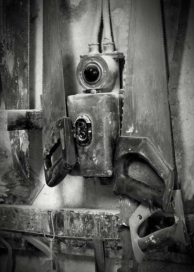 Vintage Workshop Tools and Electrical Fixture