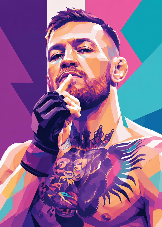Conor McGregor Pop Art Portrait