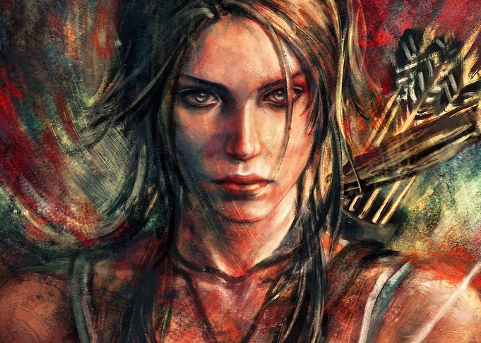 Lara Croft Portrait