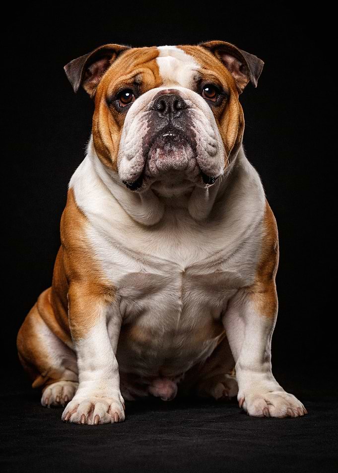 English Bulldog Posed Portrait