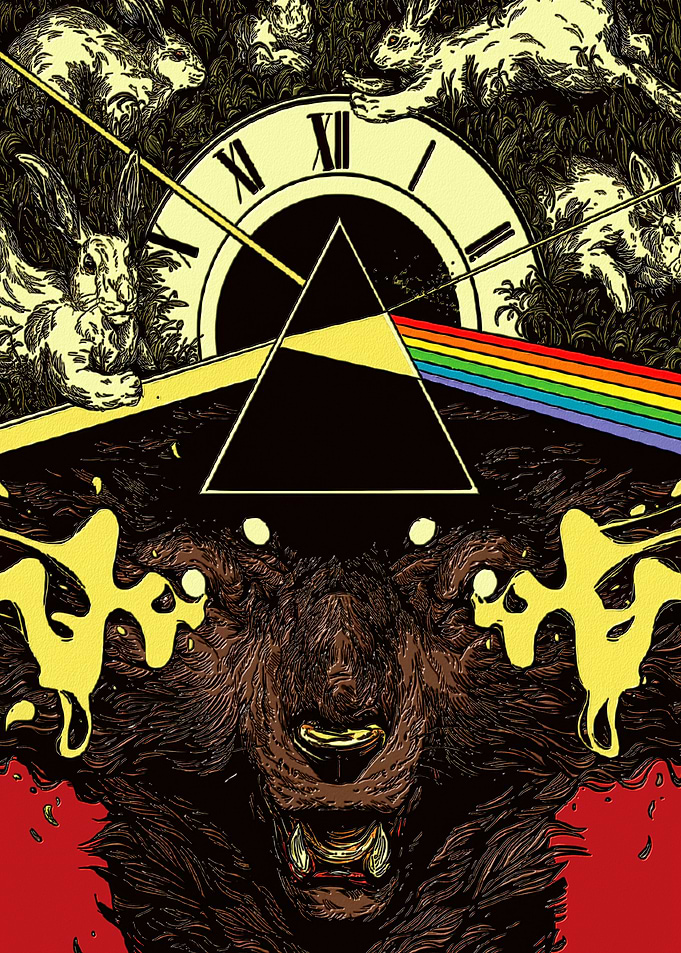 Dark Side of the Moon Inspired Art