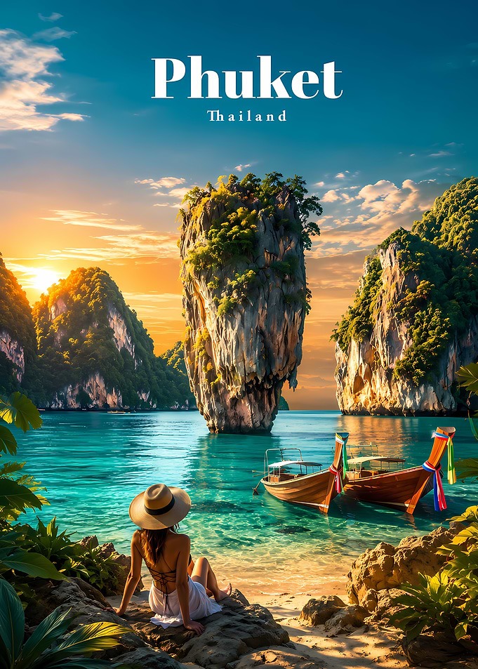 Phuket Thailand Beach Sunset