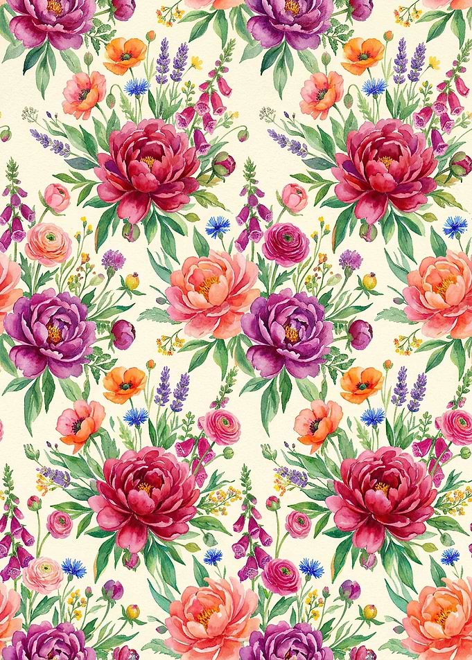 Watercolor Floral Pattern