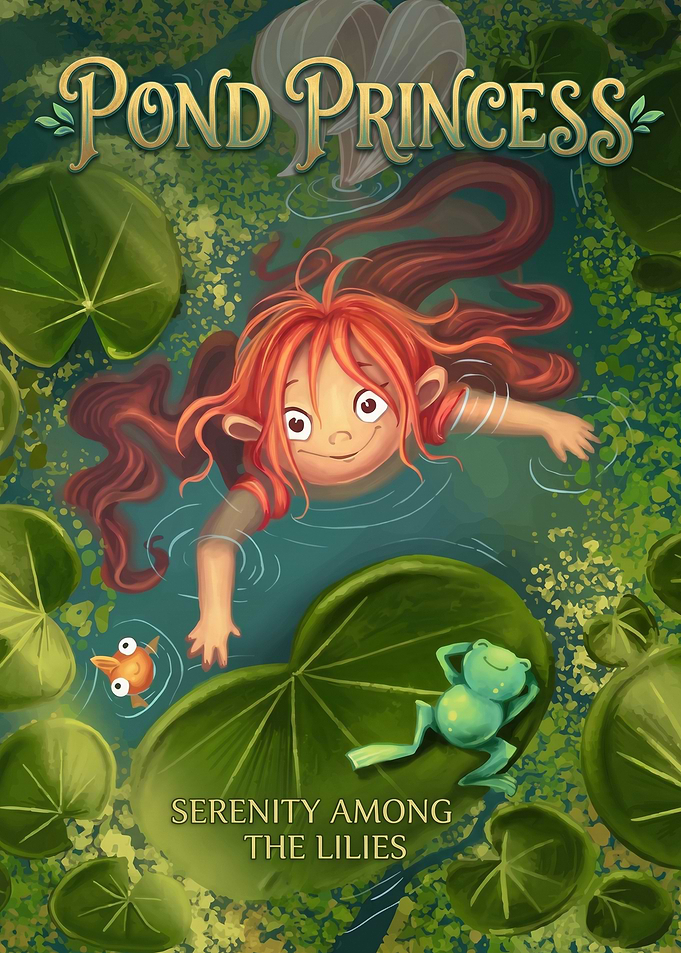 Pond Princess Serenity Among the Lilies