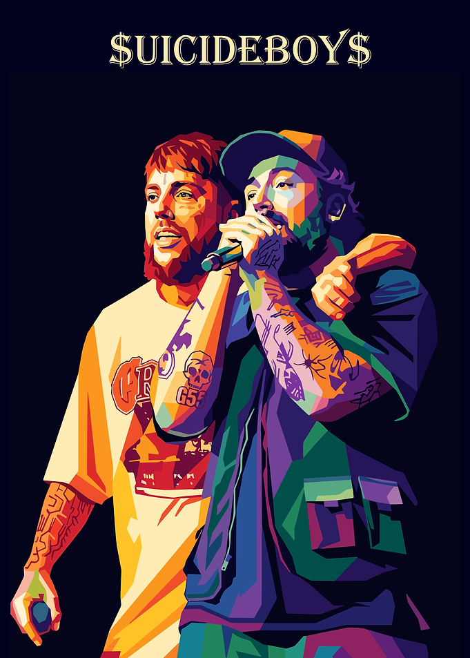 Suicideboys WPAP Art