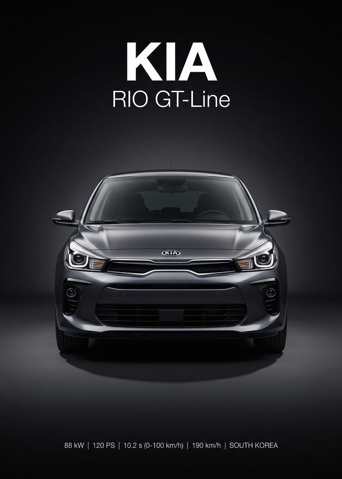 Kia Rio GT-Line Car Advertisement