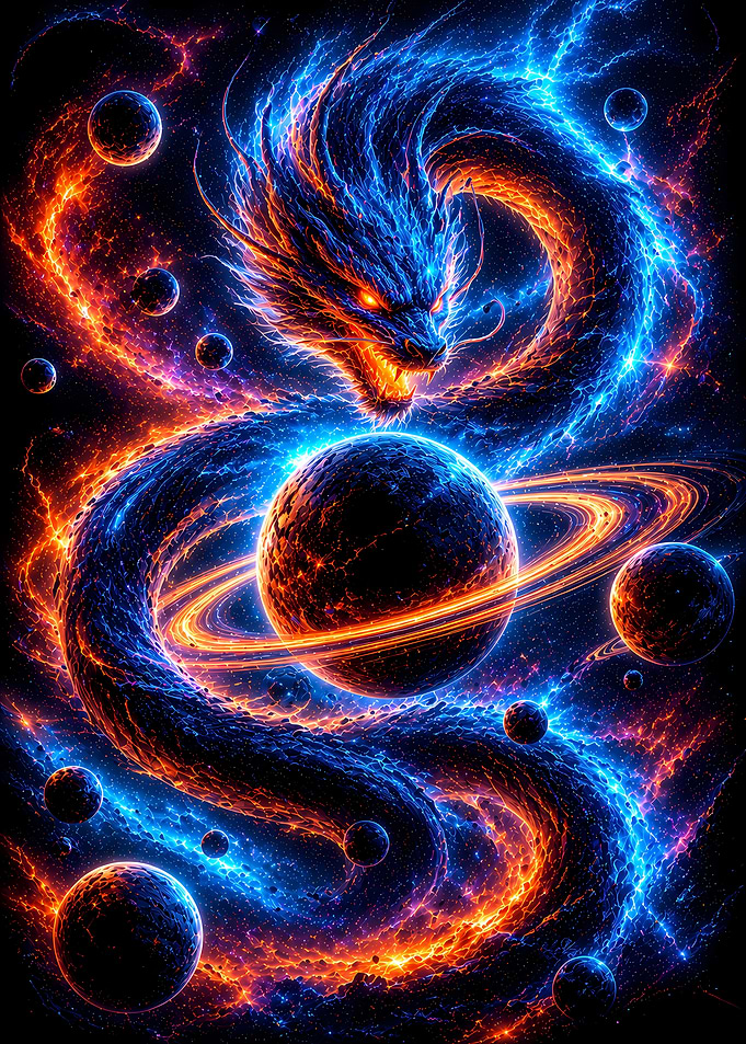 Cosmic Dragon Around Planets
