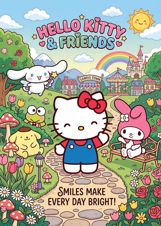 Hello Kitty and Friends in Sanrio Town
