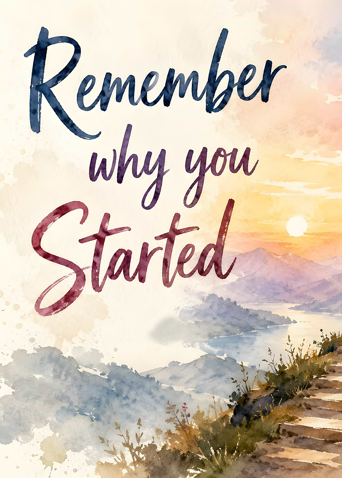 Remember Why You Started