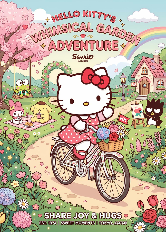 Hello Kitty's Whimsical Garden Adventure