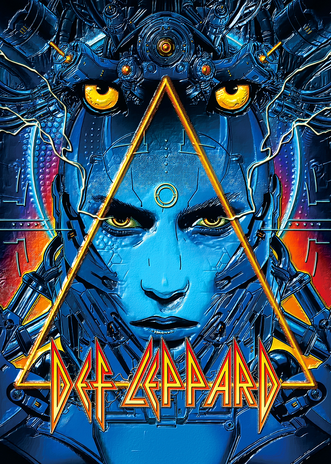 Def Leppard Robot Face