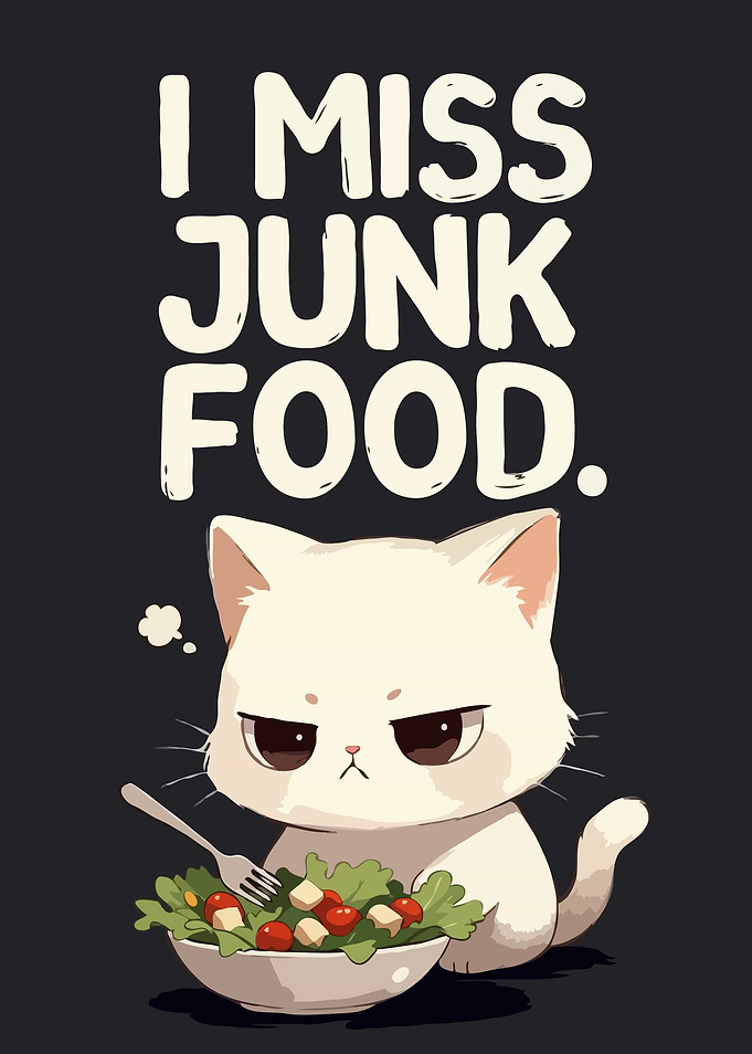 Cat Missing Junk Food