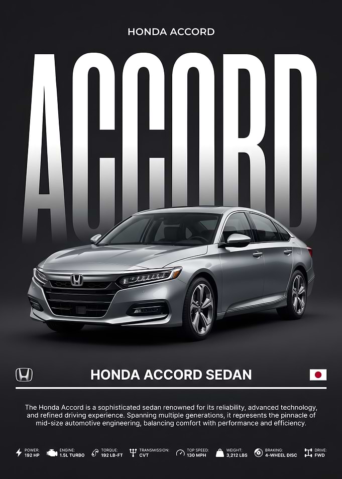 Honda Accord Sedan Advertisement