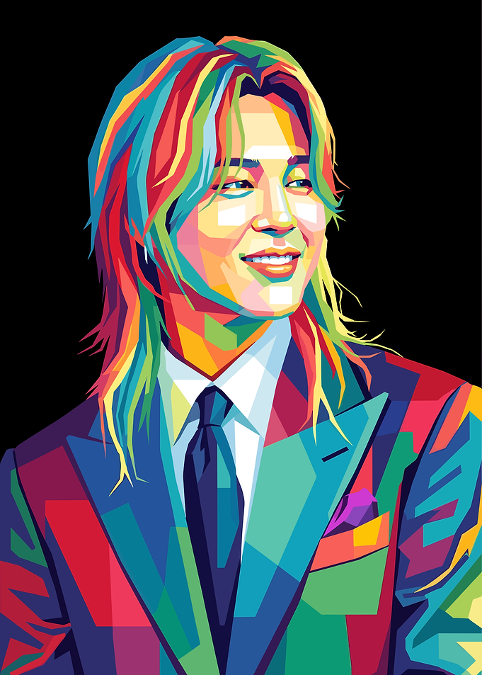 Jimin Pop Art Portrait