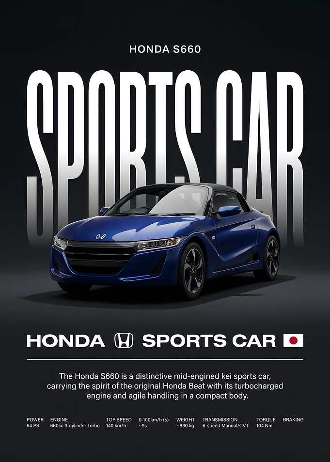 Honda S660 Sports Car