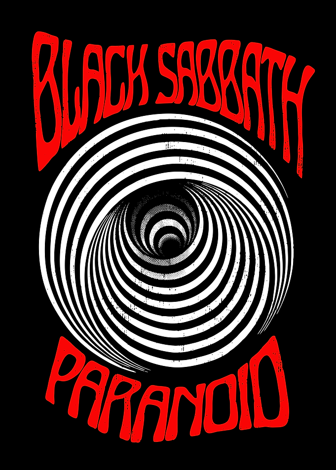 Black Sabbath Paranoid Album Art