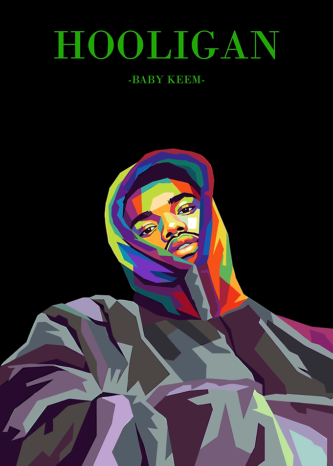 Baby Keem Hooligan Pop Art