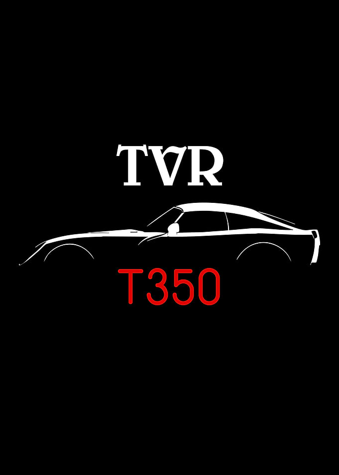 TVR T350 Car Silhouette