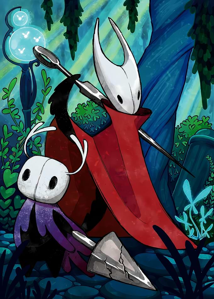Hollow Knight Characters in Forest