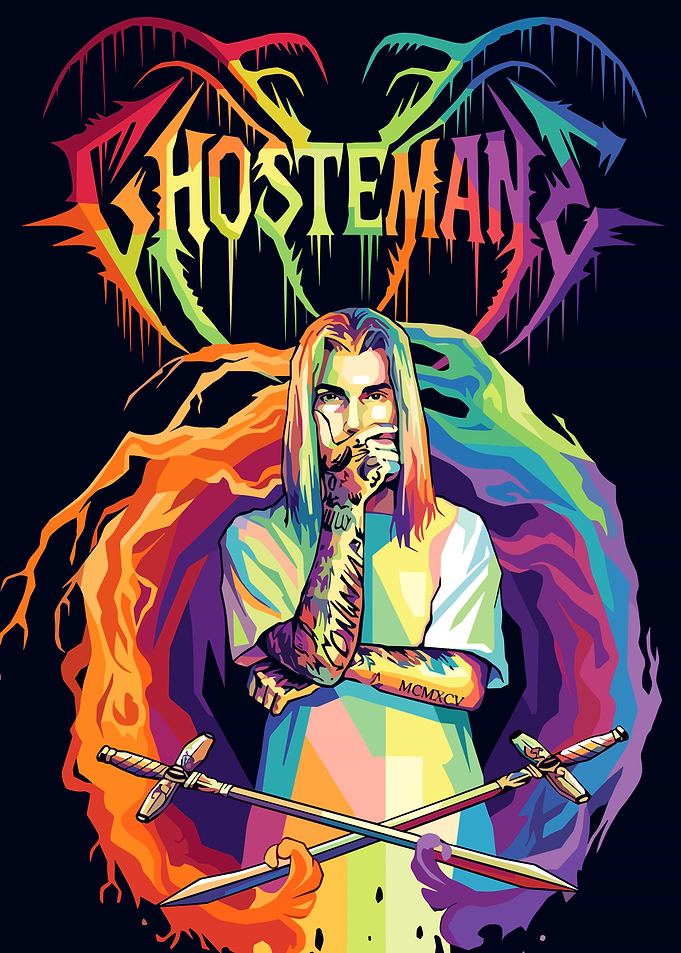 Ghostemane Pop Art Portrait