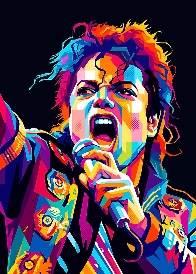 Michael Jackson Pop Art Portrait