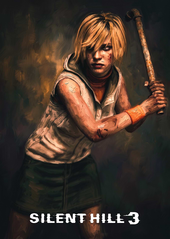 Silent Hill 3 Heather Mason Painting