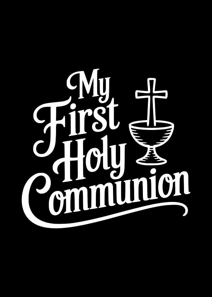 My First Holy Communion Text Art