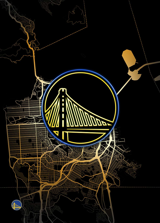 Bay Area Map: Warriors Pride
