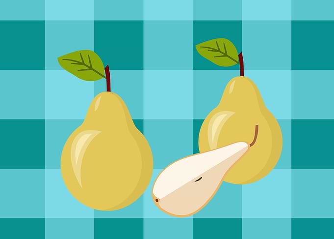 Two Pears and a Slice