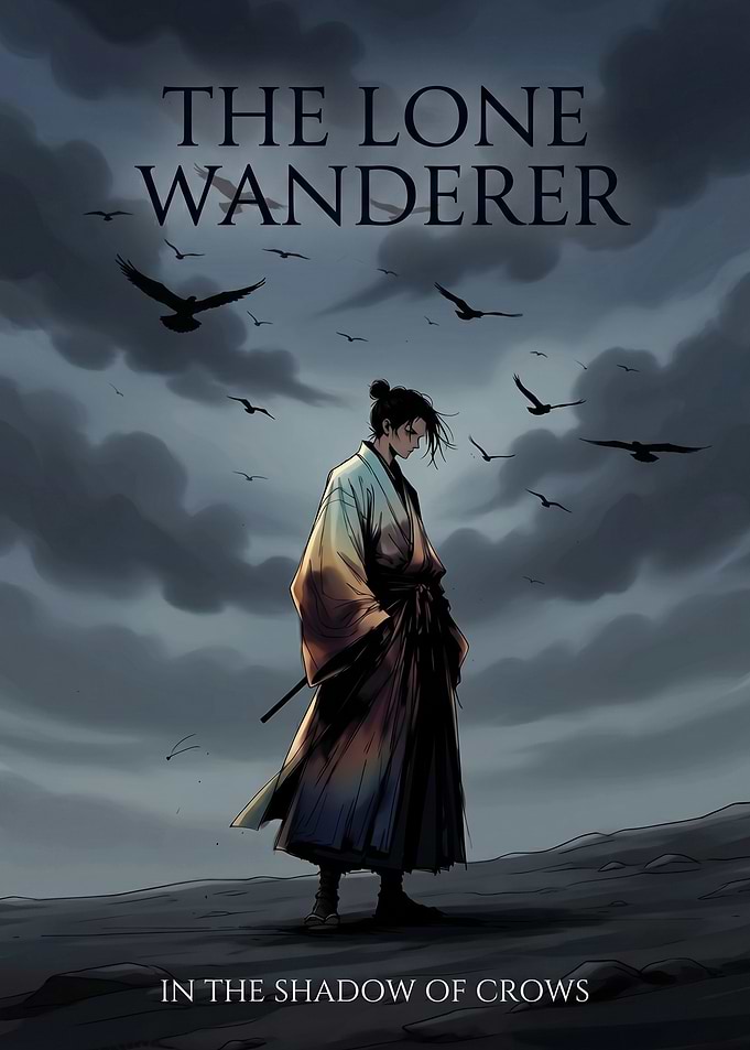The Lone Wanderer in the Shadow of Crows