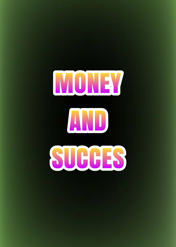 Money and Success Text Art