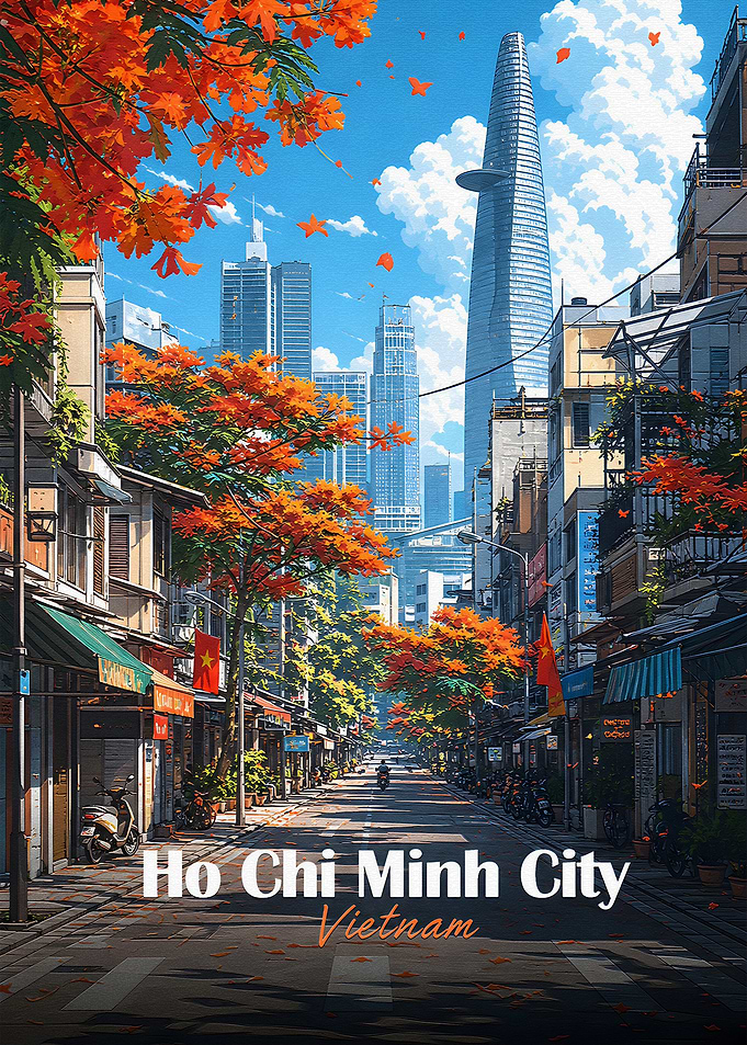 Ho Chi Minh City Street Scene