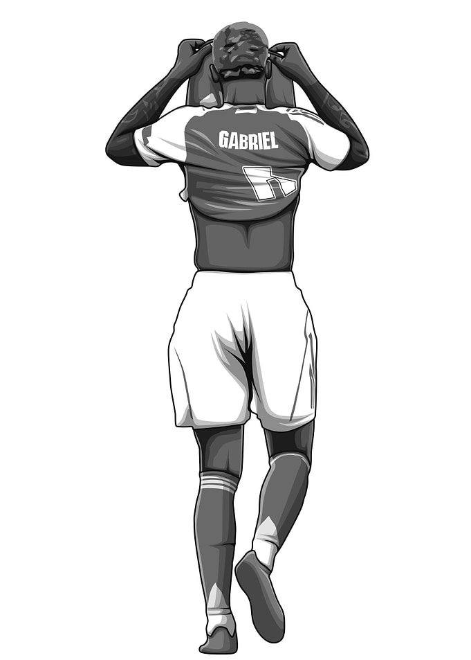 Gabriel Magalhaes Black and White Version