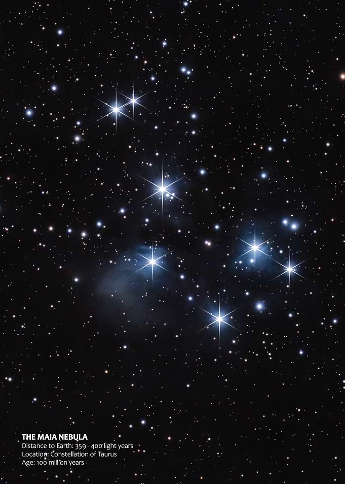 The Maia Nebula in Taurus