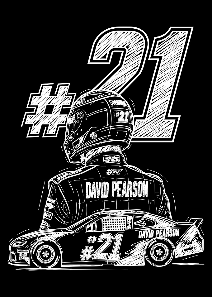 David Pearson Racing Art